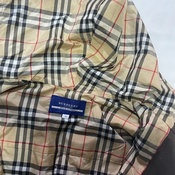 Burberry Tan and Black Checkered Vest - Picture 7 of 8